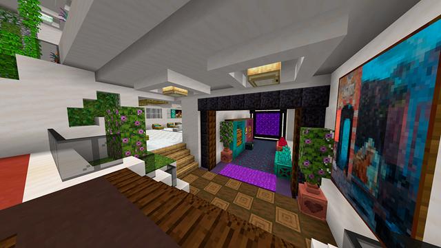 Screenshot of the Minecraft Bedrock Marketplace product Underwater Mansion created by Hourglass Studios.