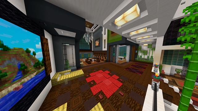 Screenshot of the Minecraft Bedrock Marketplace product Underwater Mansion created by Hourglass Studios.