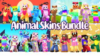 Thumbnail of the Minecraft Bedrock Marketplace product Animal Skins Bundle created by House of How.