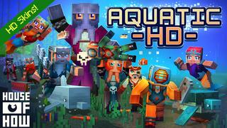 Thumbnail of the Minecraft Bedrock Marketplace product Aquatic HD created by House of How.