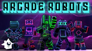 Thumbnail of the Minecraft Bedrock Marketplace product Arcade Robots created by House of How.