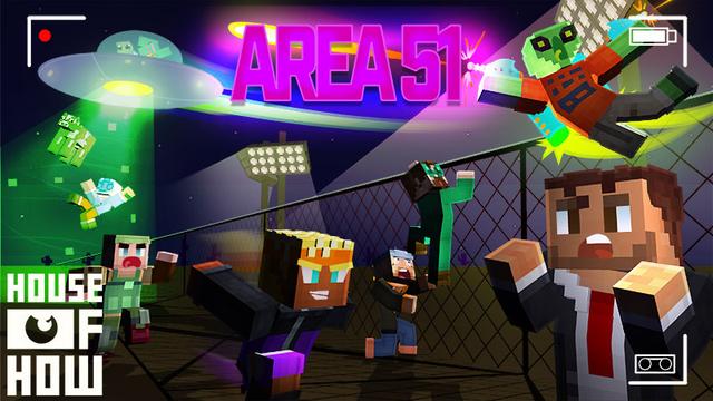 Thumbnail of the Minecraft Bedrock Marketplace product Area 51 created by House of How.