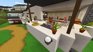 Screenshot of the Minecraft Bedrock Marketplace product Billionaire Furniture HD created by House of How.