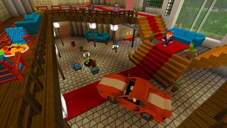 Screenshot of the Minecraft Bedrock Marketplace product Billionaire Furniture HD created by House of How.