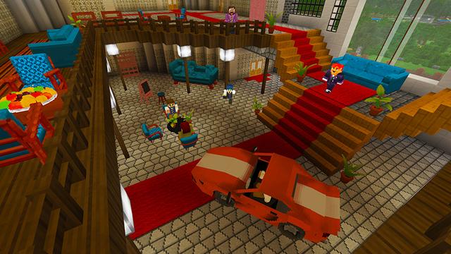 Screenshot of the Minecraft Bedrock Marketplace product Billionaire Furniture HD created by House of How.