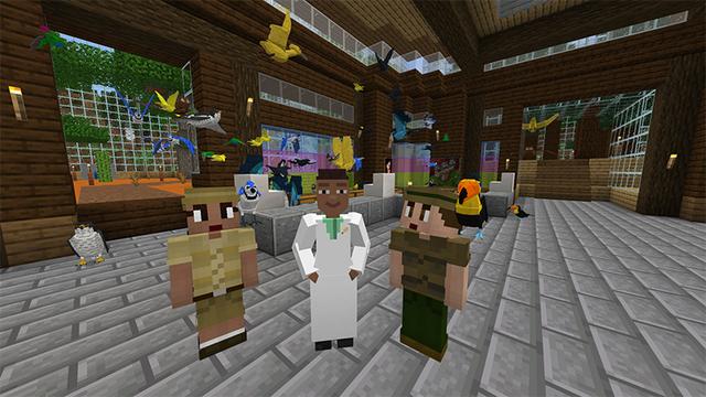 Screenshot of the Minecraft Bedrock Marketplace product Birds created by House of How.