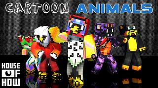 Thumbnail of the Minecraft Bedrock Marketplace product Cartoon Animals created by House of How.