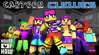 Thumbnail of the Minecraft Bedrock Marketplace product Cartoon Cliques created by House of How.