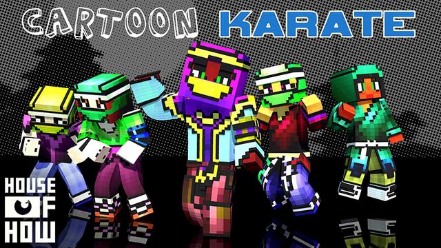 Thumbnail of the Minecraft Bedrock Marketplace product Cartoon Karate created by House of How.