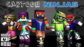 Thumbnail of the Minecraft Bedrock Marketplace product Cartoon Ninjas created by House of How.
