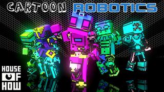 Thumbnail of the Minecraft Bedrock Marketplace product Cartoon Robotics created by House of How.
