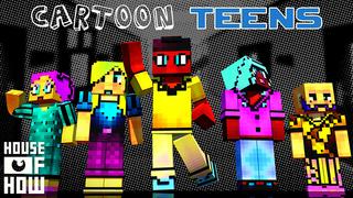 Thumbnail of the Minecraft Bedrock Marketplace product Cartoon Teens created by House of How.