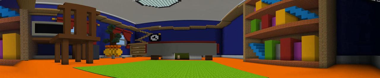 Panorama of the Minecraft Bedrock Marketplace product Cat Furniture created by House of How.