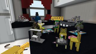 Screenshot of the Minecraft Bedrock Marketplace product Cat Furniture created by House of How.