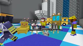 Screenshot of the Minecraft Bedrock Marketplace product Cat Furniture created by House of How.