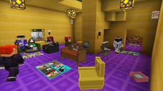 Screenshot of the Minecraft Bedrock Marketplace product Cat Furniture created by House of How.