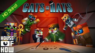Thumbnail of the Minecraft Bedrock Marketplace product Cats in Hats created by House of How.