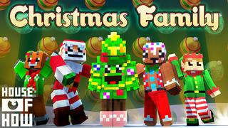 Thumbnail of the Minecraft Bedrock Marketplace product Christmas Family created by House of How.