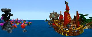 Panorama of the Minecraft Bedrock Marketplace product Color Blocks created by House of How.