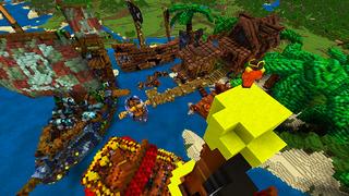 Screenshot of the Minecraft Bedrock Marketplace product Color Blocks created by House of How.