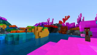 Screenshot of the Minecraft Bedrock Marketplace product Color Blocks created by House of How.