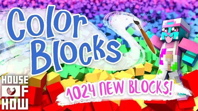Thumbnail of the Minecraft Bedrock Marketplace product Color Blocks created by House of How.