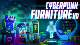 Thumbnail of the Minecraft Bedrock Marketplace product Cyberpunk Furniture HD created by House of How.