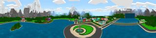 Panorama of the Minecraft Bedrock Marketplace product Designer Furniture HD created by House of How.