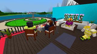 Screenshot of the Minecraft Bedrock Marketplace product Designer Furniture HD created by House of How.