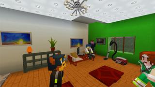 Screenshot of the Minecraft Bedrock Marketplace product Designer Furniture HD created by House of How.