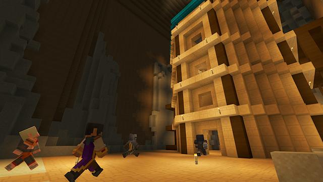 Screenshot of the Minecraft Bedrock Marketplace product Dragon Escape created by House of How.