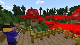 Screenshot of the Minecraft Bedrock Marketplace product Dungeon Crawler created by House of How.