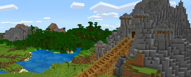 Panorama of the Minecraft Bedrock Marketplace product Dungeon Furniture created by House of How.