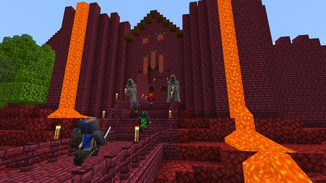Screenshot of the Minecraft Bedrock Marketplace product Dungeon Furniture created by House of How.