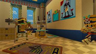 Screenshot of the Minecraft Bedrock Marketplace product Egyptian Furniture created by House of How.