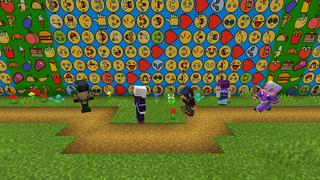 Screenshot of the Minecraft Bedrock Marketplace product Emoji Blocks created by House of How.