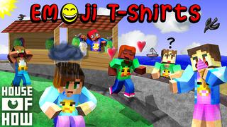 Thumbnail of the Minecraft Bedrock Marketplace product Emoji T-Shirts created by House of How.