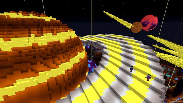 Screenshot of the Minecraft Bedrock Marketplace product Ender Golf: Mars created by House of How.