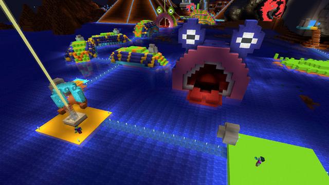 Screenshot of the Minecraft Bedrock Marketplace product Ender Golf: Mars created by House of How.