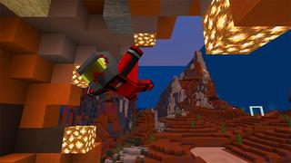 Screenshot of the Minecraft Bedrock Marketplace product Epic Wing Suit created by House of How.