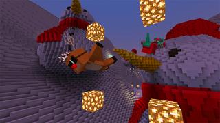 Screenshot of the Minecraft Bedrock Marketplace product Epic Winter Wingsuit created by House of How.