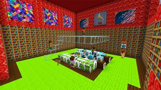 Screenshot of the Minecraft Bedrock Marketplace product Escape Room created by House of How.