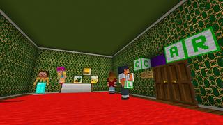 Screenshot of the Minecraft Bedrock Marketplace product Escape Room created by House of How.