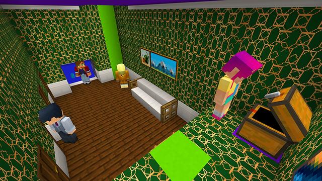 Screenshot of the Minecraft Bedrock Marketplace product Escape Room created by House of How.