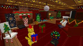 Screenshot of the Minecraft Bedrock Marketplace product Festive Furniture created by House of How.