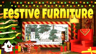 Thumbnail of the Minecraft Bedrock Marketplace product Festive Furniture created by House of How.