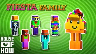Thumbnail of the Minecraft Bedrock Marketplace product Fiesta Family created by House of How.