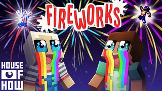 Thumbnail of the Minecraft Bedrock Marketplace product Fireworks created by House of How.