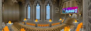 Panorama of the Minecraft Bedrock Marketplace product Flood 2 created by House of How.