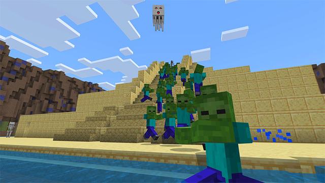 Screenshot of the Minecraft Bedrock Marketplace product Flood 2 created by House of How.